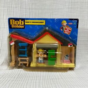 Vintage Bob the Builder Bob's Workshop Playset Playskool Hasbro NIB